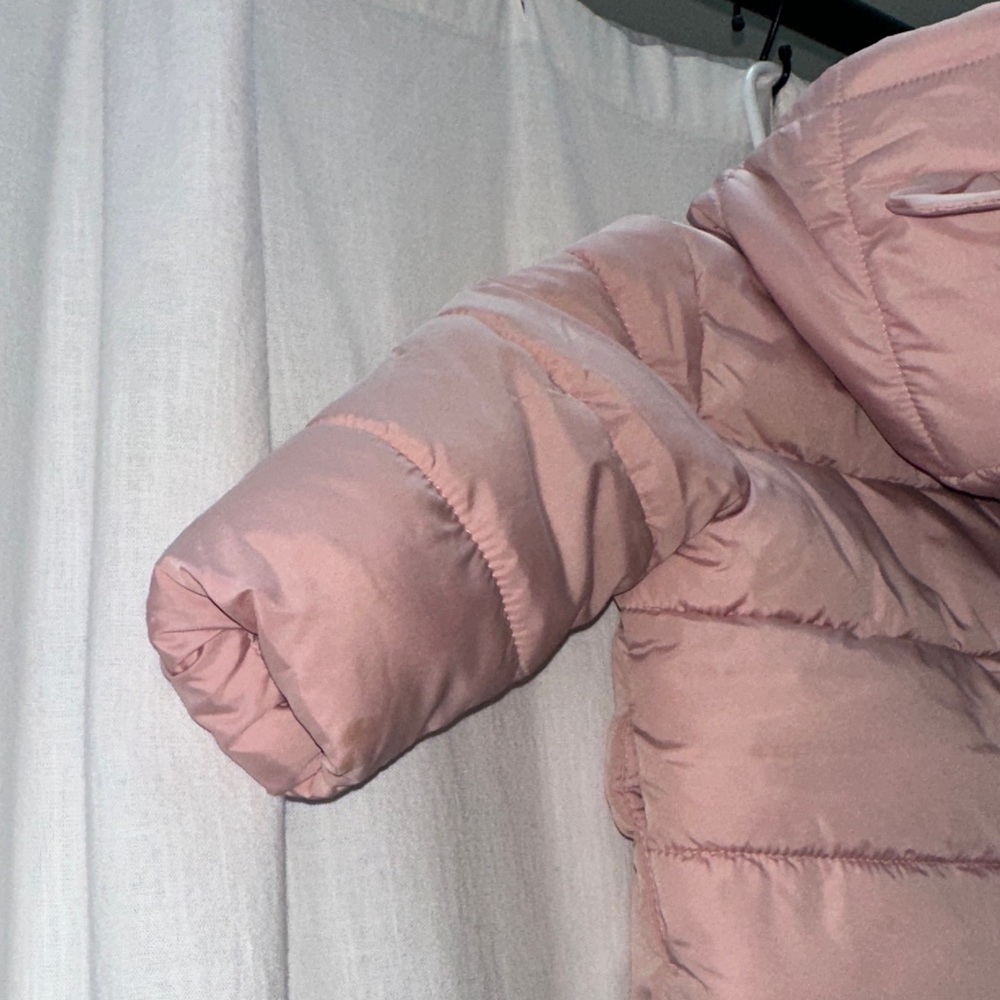 Old Navy Light Pink Kids Puffer Jacket - Picture 11 of 14